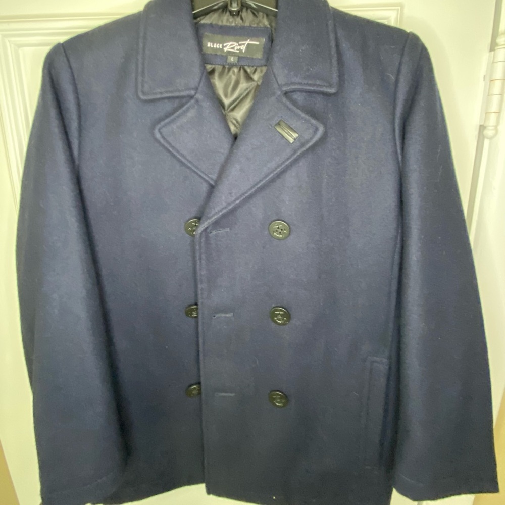 Navy Blue Pea Coat